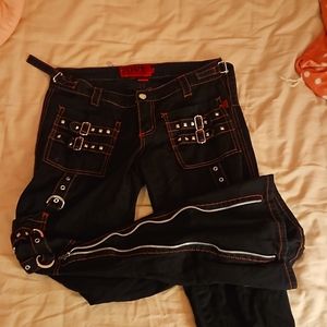 Tripp nyc red and black pants